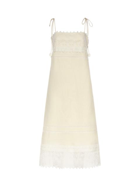 Valentino Linen Midi Dress
