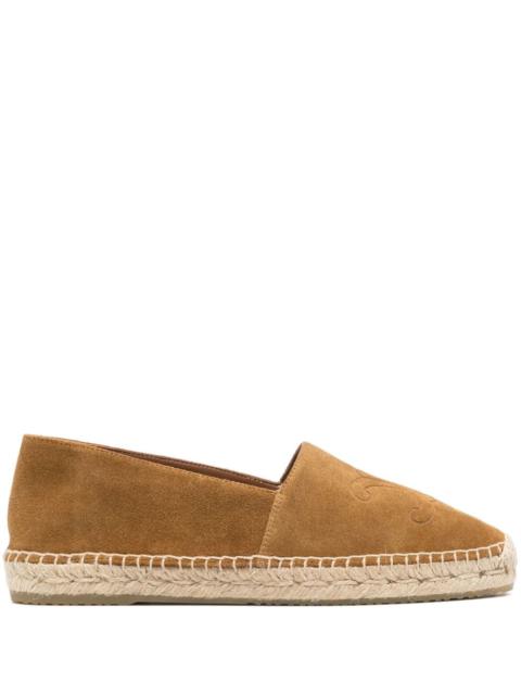 Celine Men Triomphe Suede Espadrillas