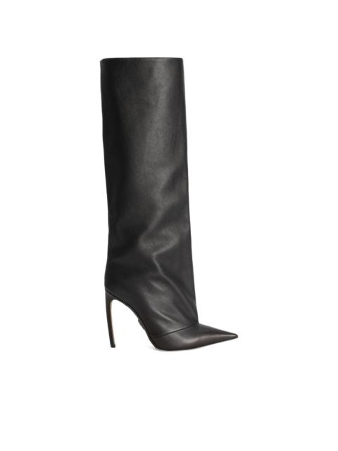 Dolce & Gabbana 105mm Devotion knee-high pointed-toe boots