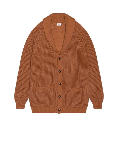GHIAIA Marinaio Shall Collar Cardigan