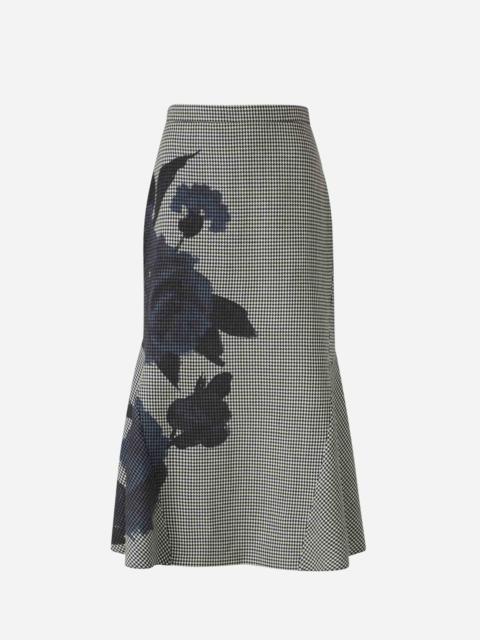 Erdem MIDI FLARE FIT SKIRT