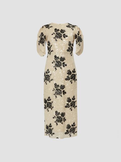 Erdem SHORT SLEEVE PENCIL COCKTAIL DRESS