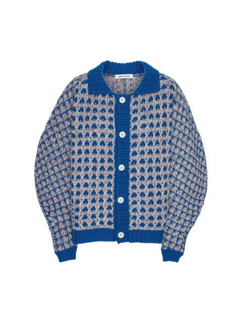 HENRIK VIBSKOV KIMCHI CARDIGAN - BLUE PARTY BUBBLE