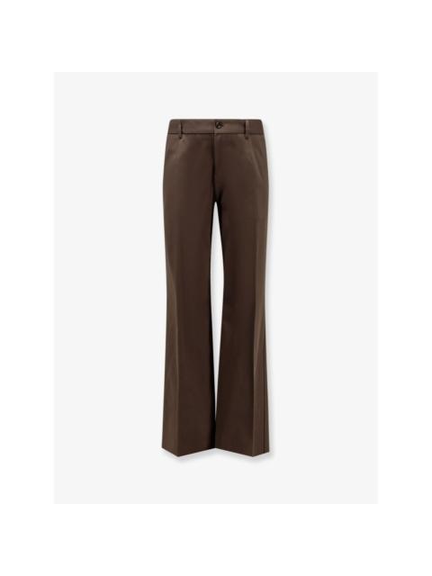 Dolce & Gabbana DOLCE & GABBANA Brown Tailored Cotton Trousers New & Authent