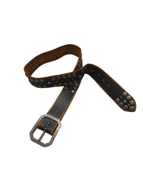 Other Designers Designer Studded Leather Work Belt (D809)