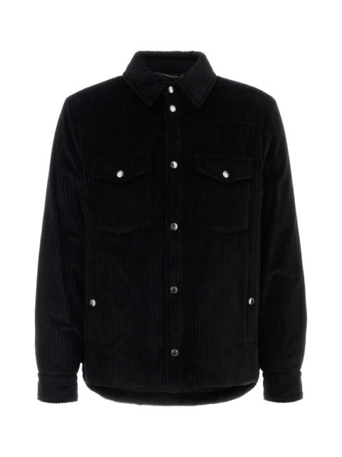 Dolce & Gabbana Dolce & Gabbana Men Black Corduroy Jacket