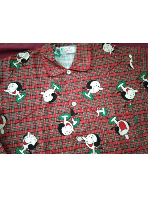 Other Designers Vintage - NOS Deadstock VTG Olive Popeye night shirt pajama
