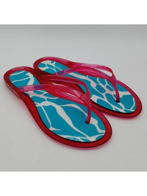 KATE SPADE Pink Jelly Flip-Flops Sandals Women's 7