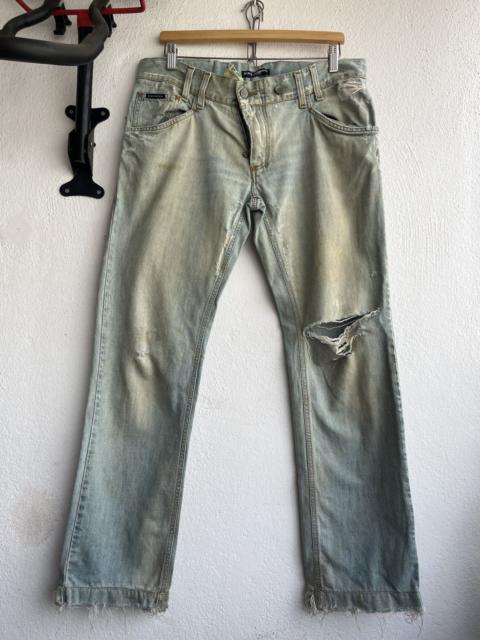 Distressed Runway Dolce & Gabbana Denim Classic 14