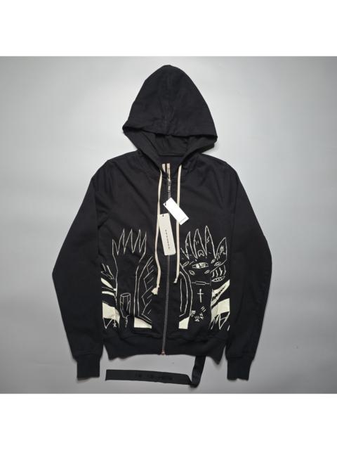 Rick Owens Drkshdw - Graphic Print Jason Hoodie