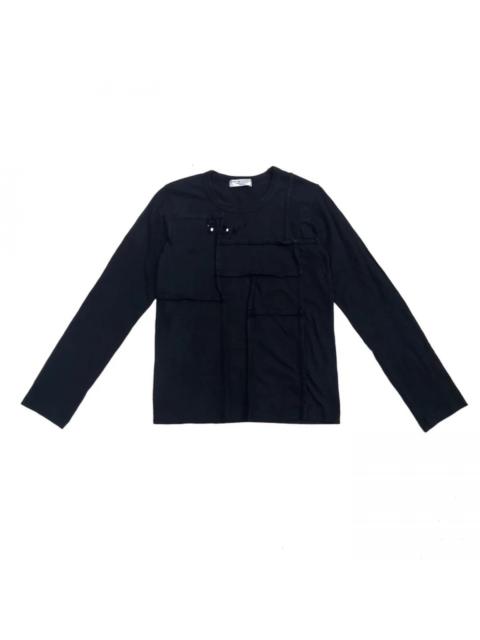 Comme Des Garçons Distressed AD2002 RobeDeChambre Longsleeve Tee