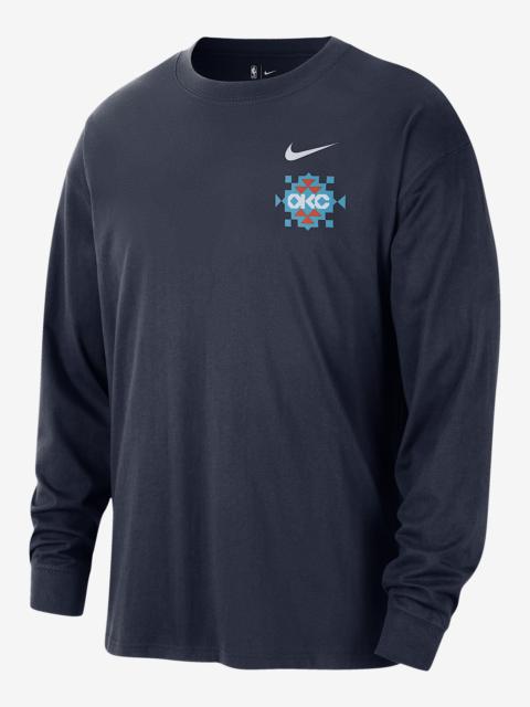Nike Oklahoma City Thunder Essential City Edition Men's Nike NBA Long-Sleeve T-Shirt