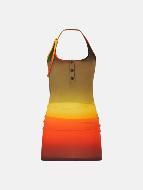 THE ATTICO MULTICOLOR MINI DRESS