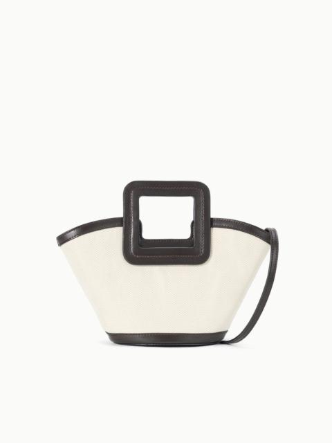 STAUD STAUD SHIRLEY MINI BUCKET NATURAL ESPRESSO
