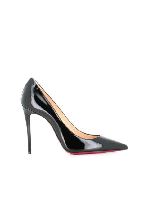 100mm leather pumps