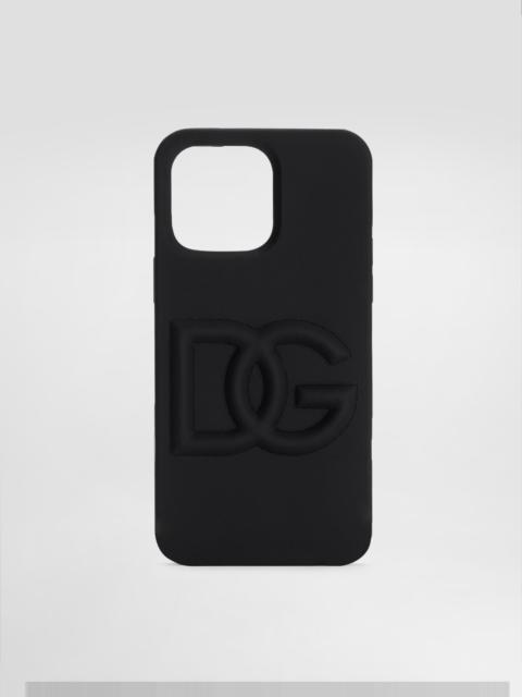 Dolce & Gabbana Rubber iPhone 14 Pro Max Cover with DG logo