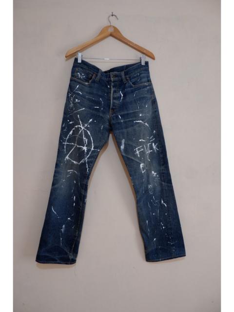 Other Designers Japanese Brand - Mirror Painter Selvedge Distressed Jeans