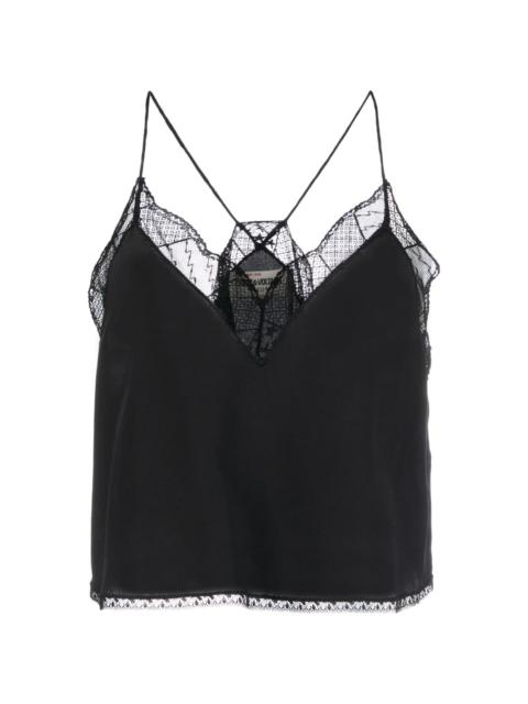 Christy lace-trim camisole