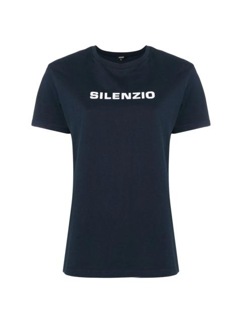 Silenzio print T-shirt
