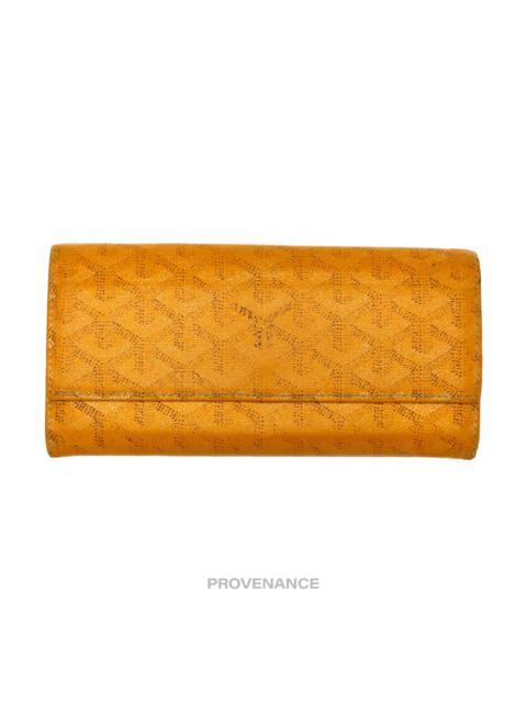 Goyard Varenne Long Wallet - Yellow Goyardine