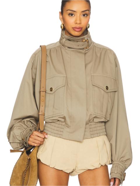 ジャケット MKDT Studio Jacket in boiled wool ecru MKDT STUDIO Women's Jacket In Boiled Wool Écru | ShopSimon