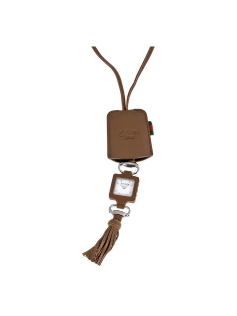 GUCCI Gucci 1932 Camel Brown Pendant Ladies Watch YA130417