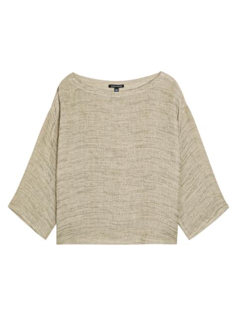 EILEEN FISHER Eileen Fisher Linen-blend top