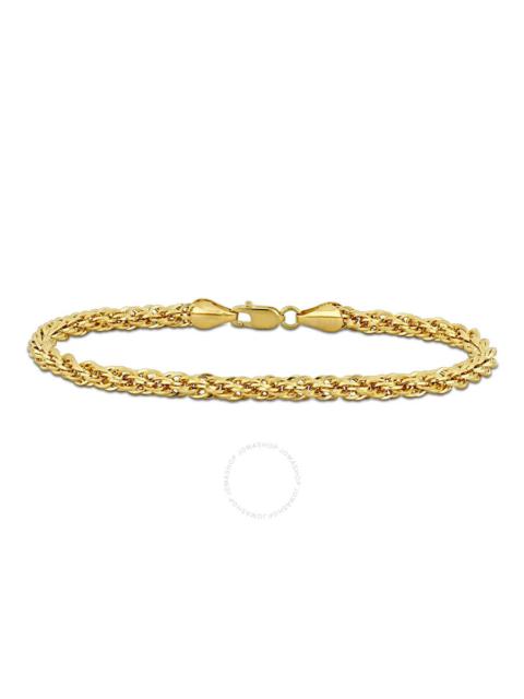 Other Designers AMOUR 4mm Infinity Rope Chain Bracelet In 14K Yellow Gold, 7.5 In