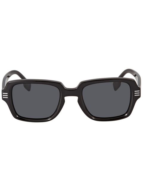 Burberry Burberry Dark Grey Rectangular Men's Sunglasses BE4349 300187 51