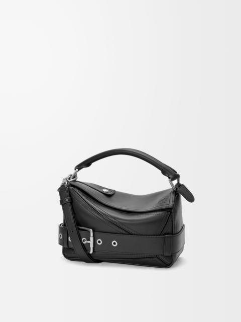 Loewe Small Puzzle Biker bag in shiny calfskin