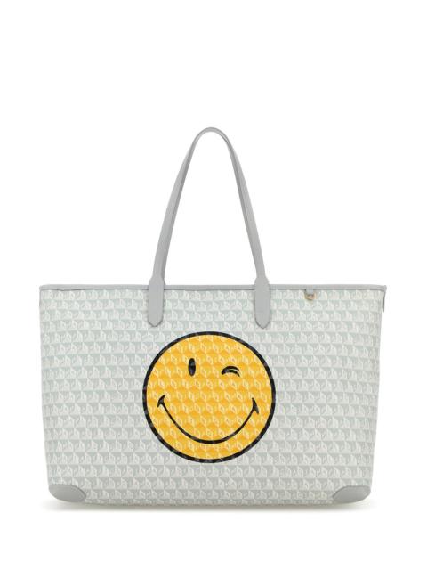 Anya Hindmarch Printed canvas I am a Plastic Bag shopping bag