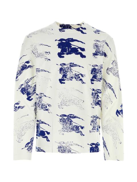 Burberry White Cotton T-shirt