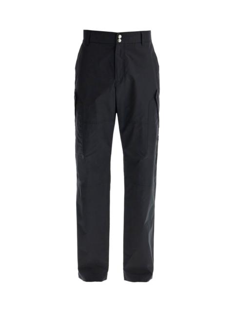 VERSACE Informal Pant Light Cotton Gabardine Fabric And Stamp Embroidery