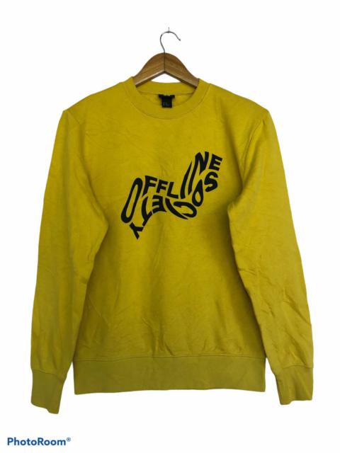 Other Designers H&M Offline society yellow Crewneck