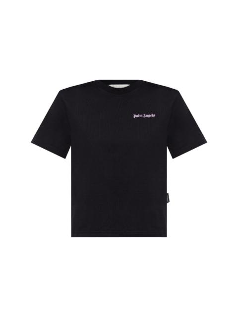 Palm Angels logo-embroidered T-shirt