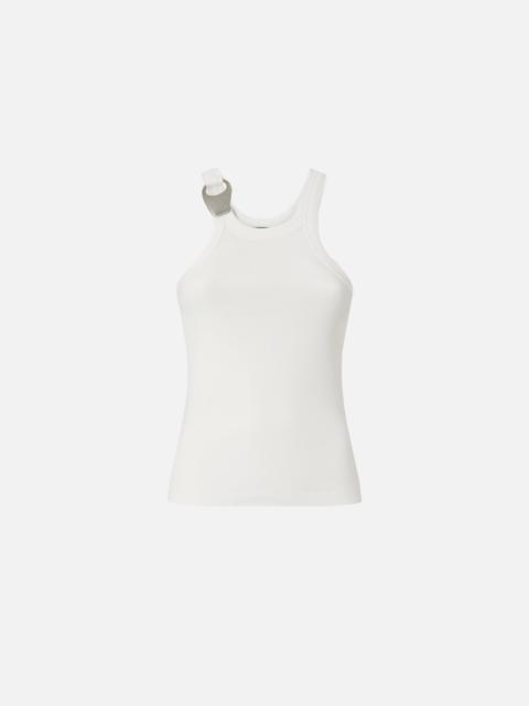 PINKO VEST TOP WITH PENDANT BUCKLE