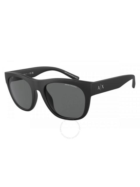 Armani Exchange - Armani Exchange Dark Grey Square Men's Sunglasses AX4128SU 812287 55