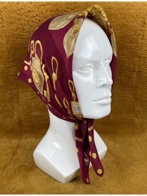 Other Designers Vintage - burberry bandana handkerchief neckerchief scarf turbanHC0018