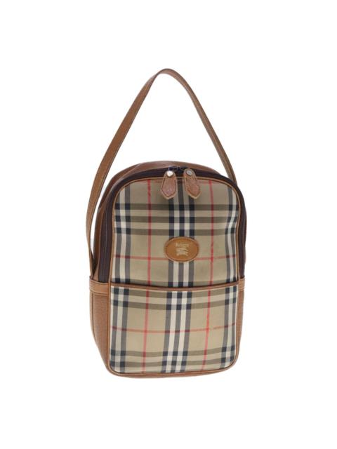 Burberry Burberry Nova Check Shoulder Bag Canvas Beige