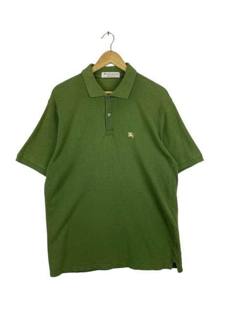 Other Designers Vintage - Vintage Burberry Made in England Polo Shirt Green