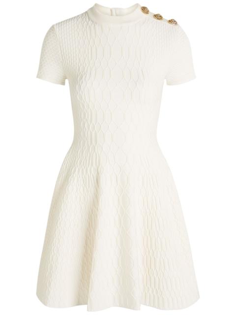 Balmain Balmain Textured Knit Mini Dress