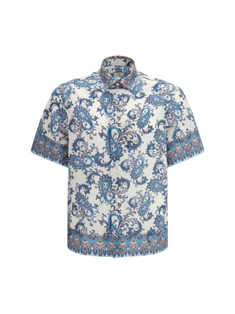 Etro Etro Cotton Shirt Floral Paisley X0880