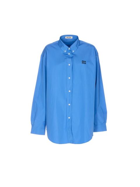 Miu Miu Miu Miu Women Miu Miu Logo Shirt