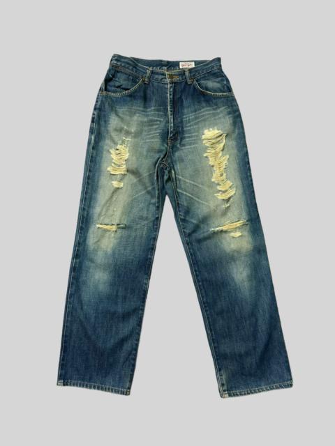 Other Designers Vintage Lady Wrangler Baggy Distressed Denim