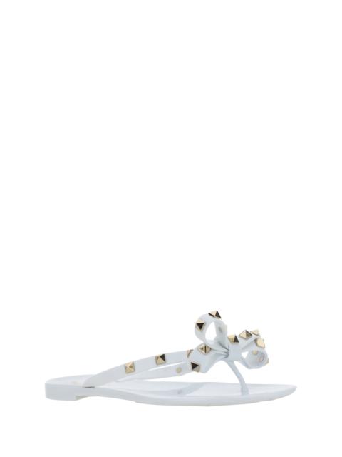 Valentino Summer Rockstud Thong Sandal