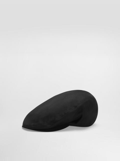 Cotton drill flat cap