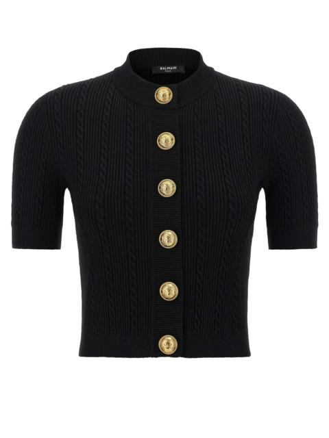 Balmain Balmain Women Short Sleeve Cardigan