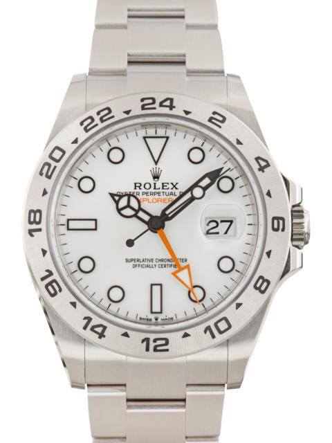 ROLEX Pre-owned Polar Rolex Explorer II 226570 Stainless Steel