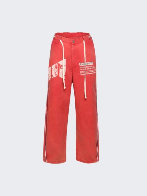 RRR123 Metanoia Logo Working Man Pant Meta Red