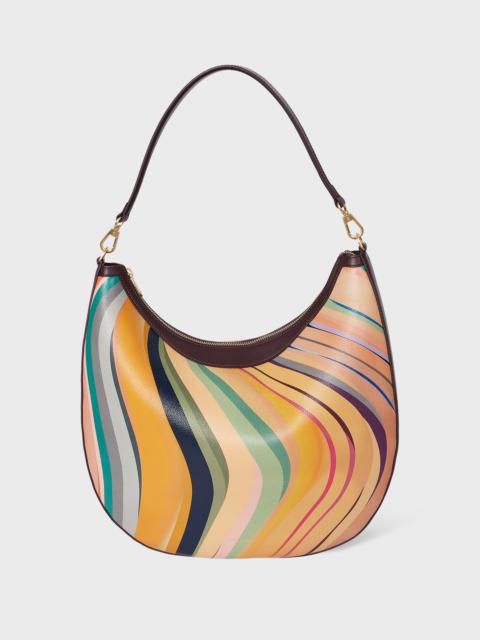 Paul Smith Women's 'Dusky Swirl' Leather Medium Round Hobo Bag